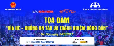 Tọa đàm trực tuyến: Vỉa hè, chống ùn tắc và trách nhiệm công dân